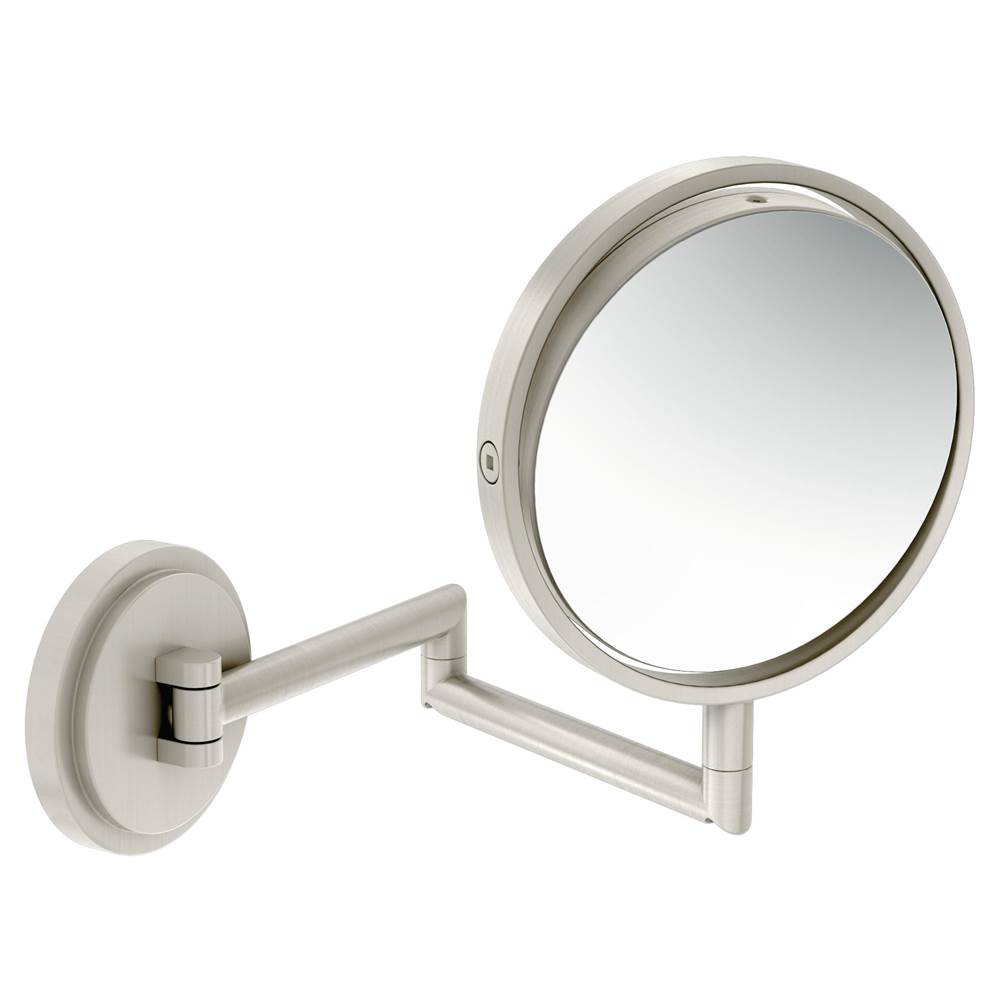 Bathworks ShowroomsMoen CanadaArris Brushed Nickel 5X Magnifying Mirror