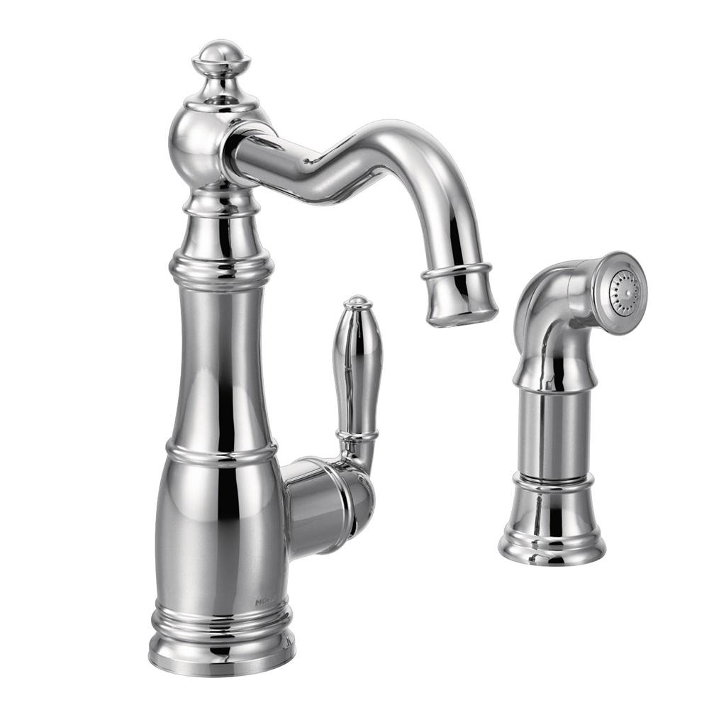 Bathworks ShowroomsMoen CanadaWeymouth Chrome One-Handle High Arc Kitchen Faucet