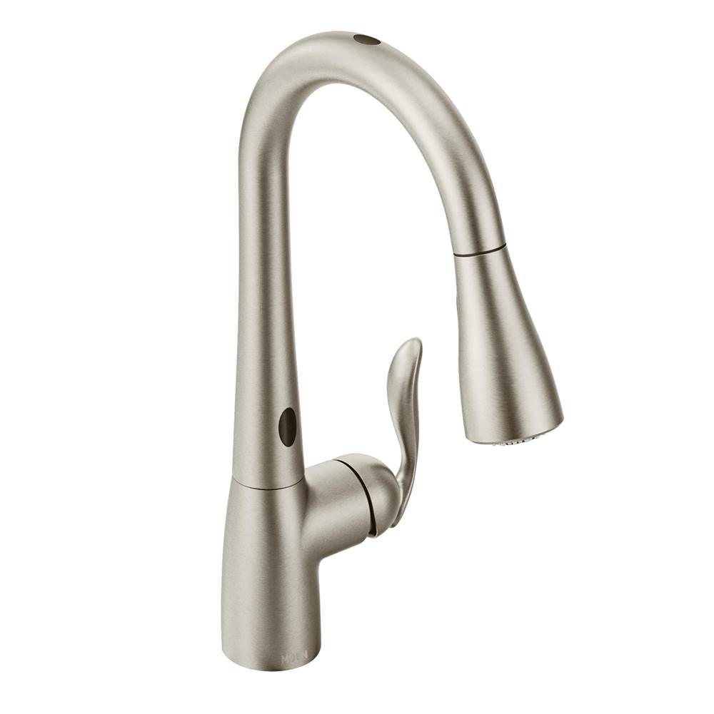 Bathworks ShowroomsMoen CanadaArbor Spot Resist Stainless One-Handle High Arc Pulldown Kitchen Faucet