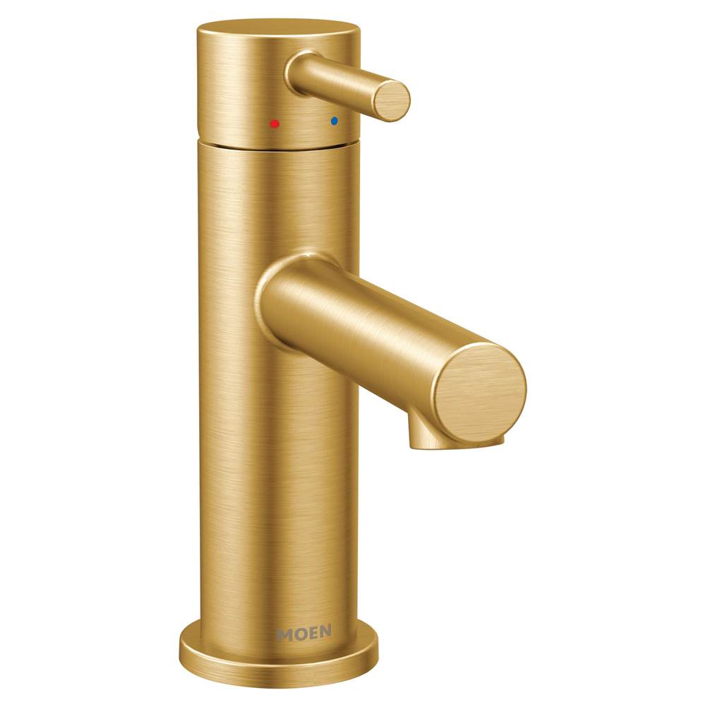 Bathworks ShowroomsMoen CanadaAlign Brushed Gold One-Handle High Arc Bathroom Faucet