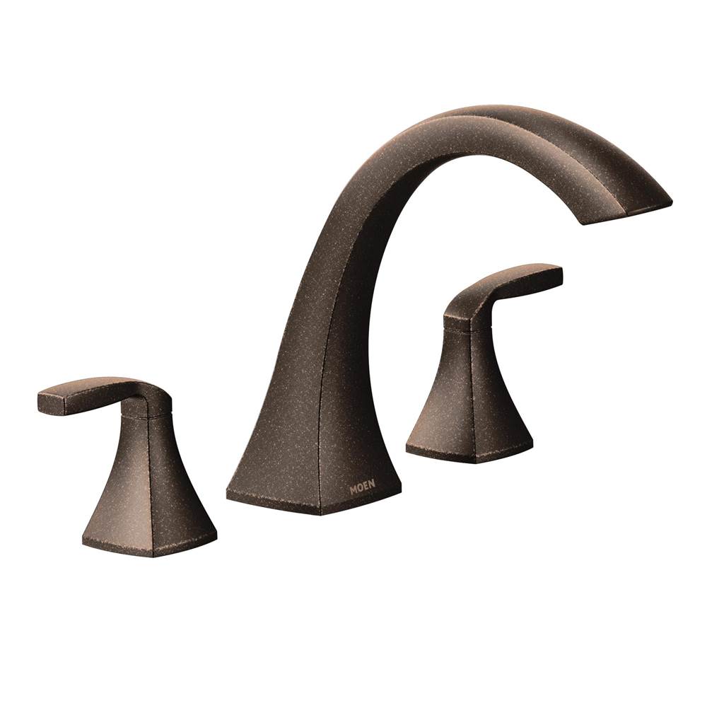 Moen Canada Voss Oil Rubbed Bronze Two-Handle High Arc Roman Tub Faucet