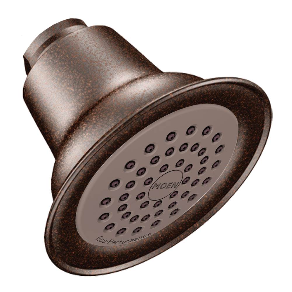 Moen Canada Oil Rubbed Bronze One-Function 3-1/2'' Diameter Spray Head Eco-Performance Showerhead