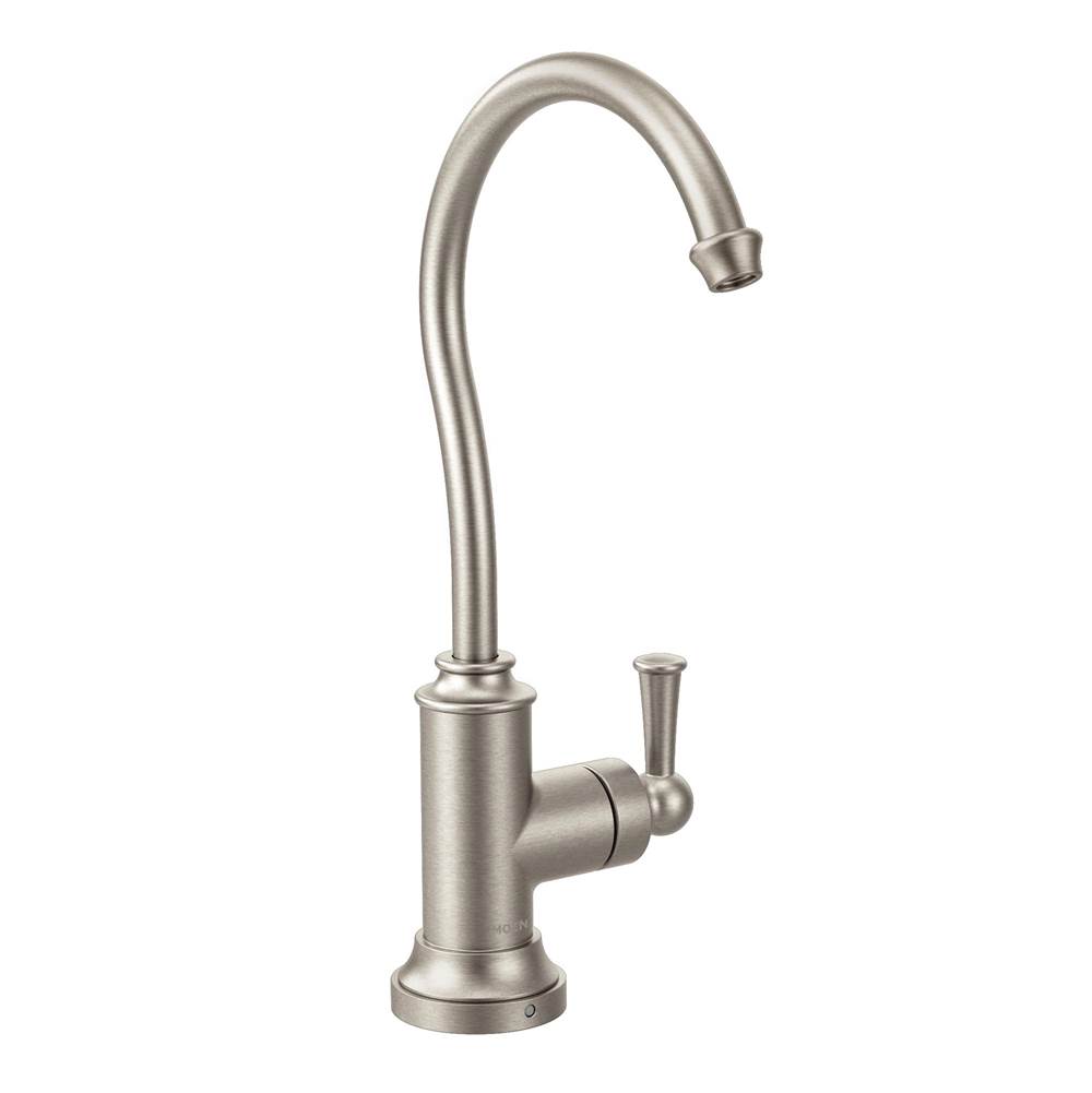 Bathworks ShowroomsMoen CanadaSip Traditional Spot Resist Stainless One-Handle High Arc Beverage Faucet