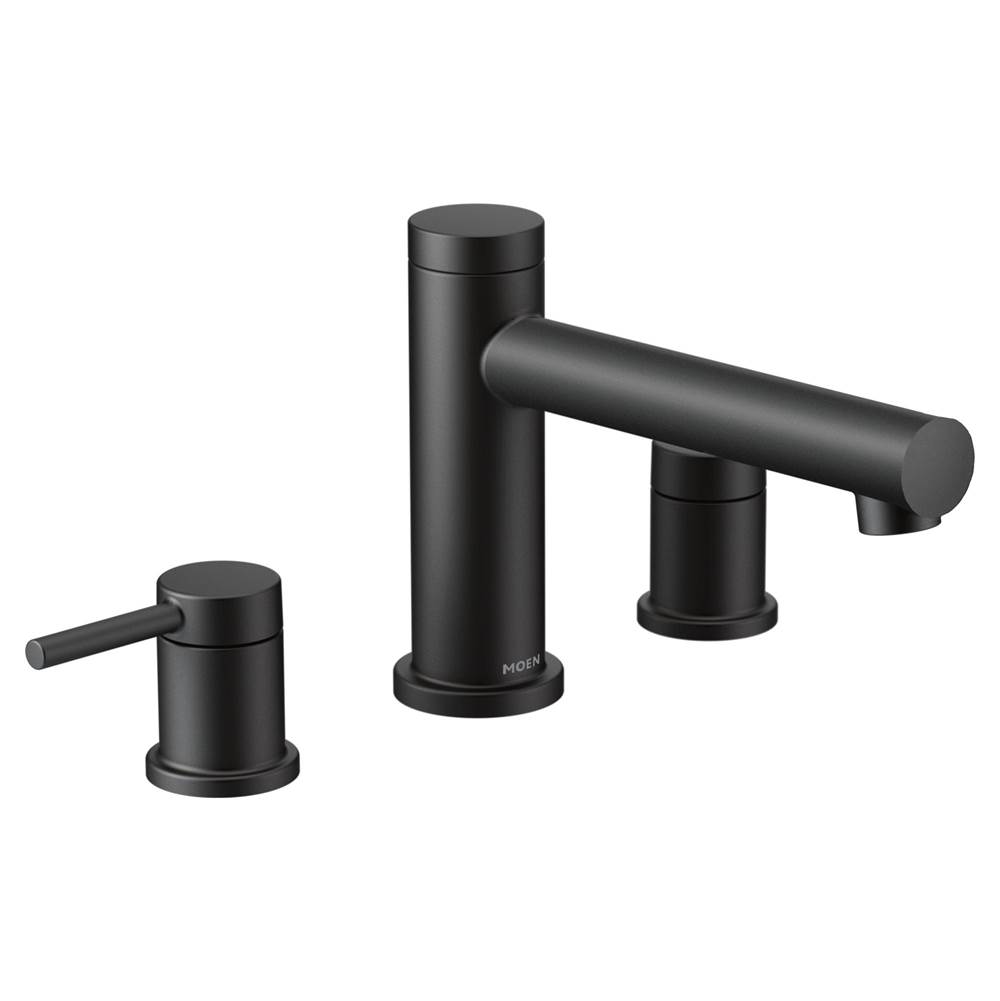 Bathworks ShowroomsMoen CanadaAlign Matte Black Two-Handle Non Diverter Roman Tub Faucet