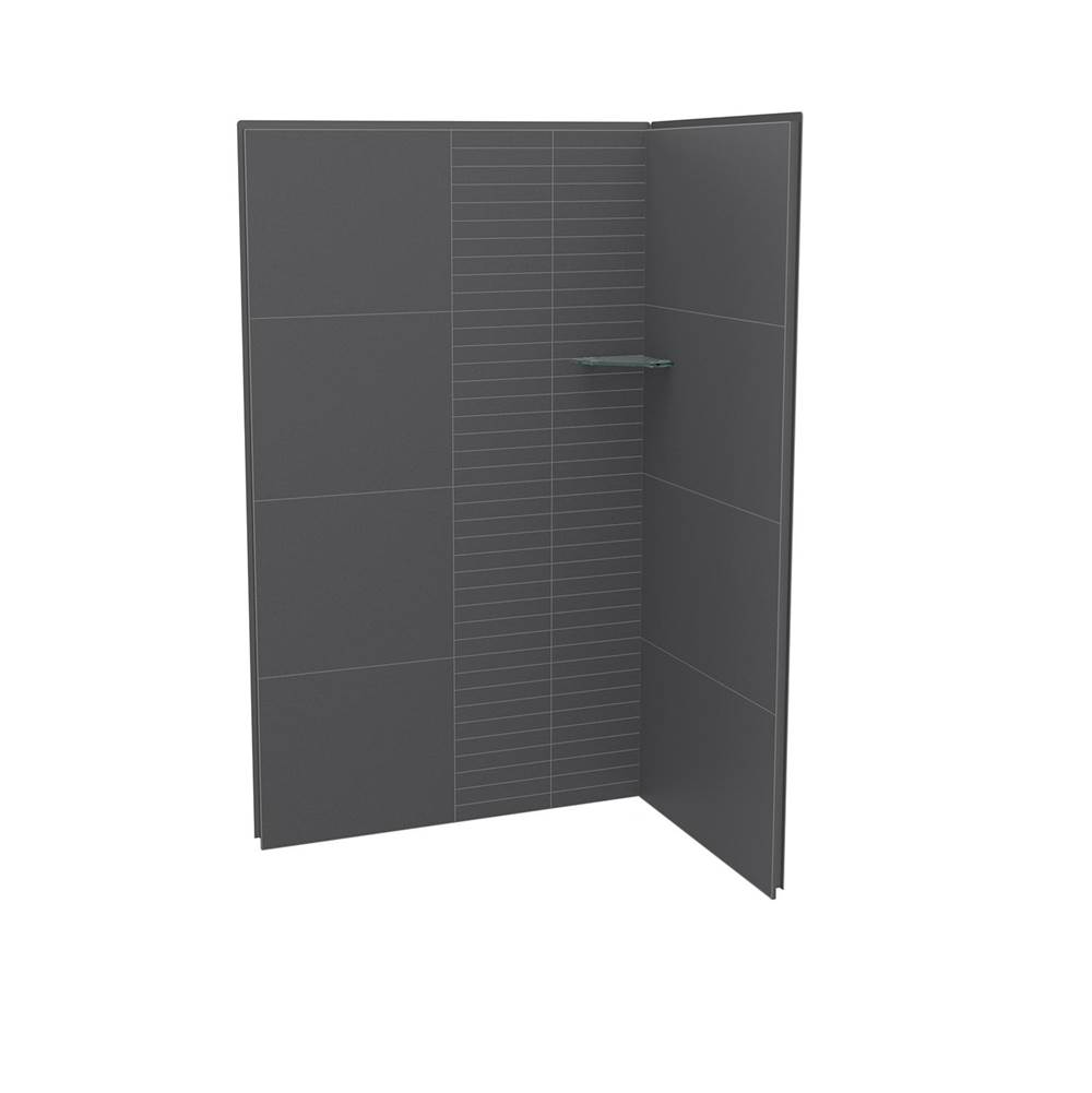 Bathworks ShowroomsMaax CanadaUtile 4832 Composite Direct-to-Stud Two-Piece Corner Shower Wall Kit in Metro Tux