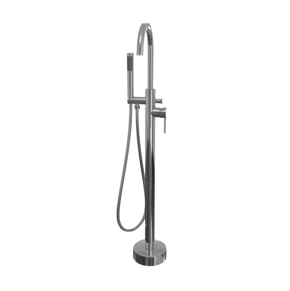 Bathworks ShowroomsMaax CanadaLinosa Freestanding Tub Faucet with Handshower in Chrome