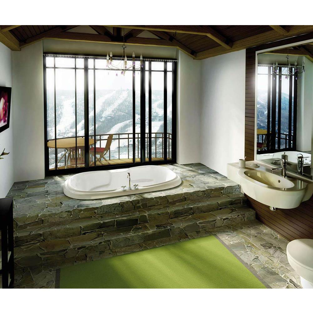 Bathworks ShowroomsMaax CanadaCalla 65.75 in. x 41.5 in. Drop-in Bathtub with Center Drain in White