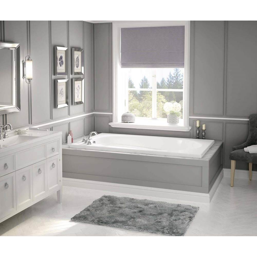 Bathworks ShowroomsMaax CanadaTalisman 71.375 in. x 42 in. Drop-in Bathtub with Combined Whirlpool/Aeroeffect System End Drain in White