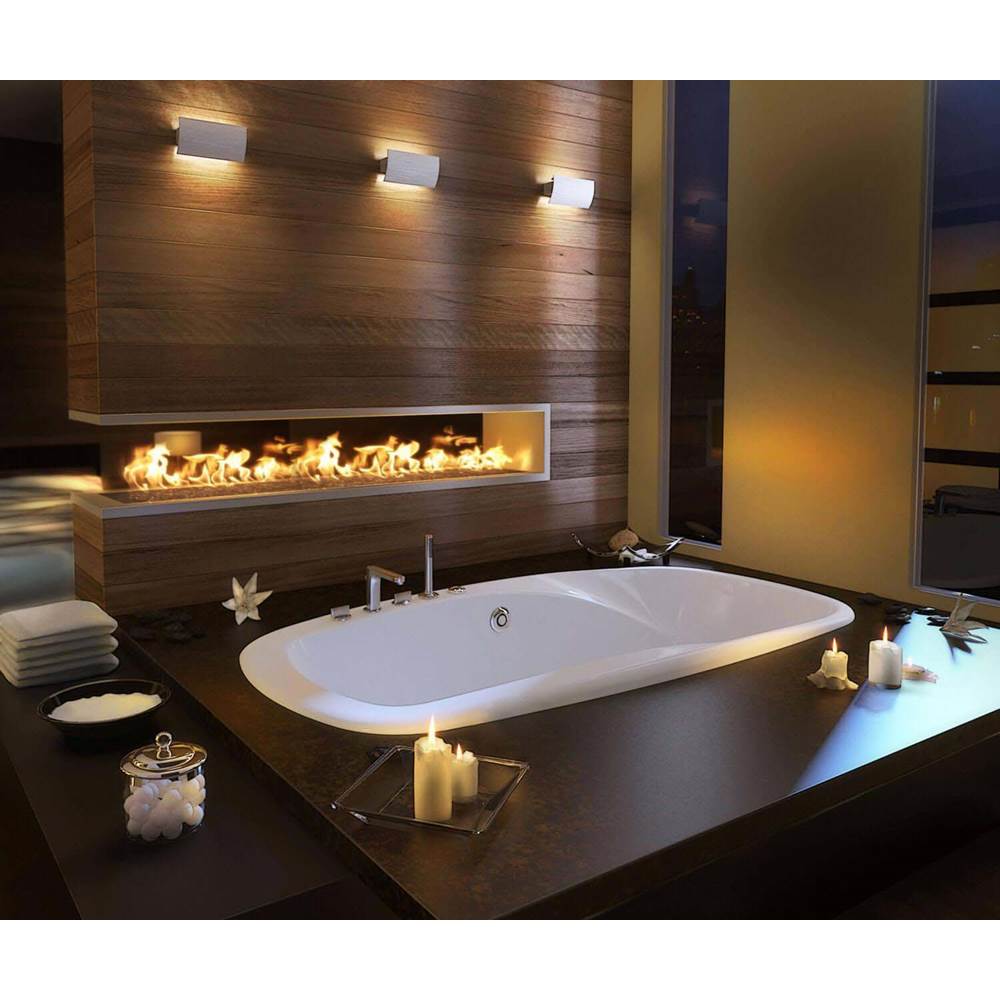 Bathworks ShowroomsMaax CanadaEterne 72 in. x 36 in. Drop-in Bathtub with Aerofeel System Center Drain in White