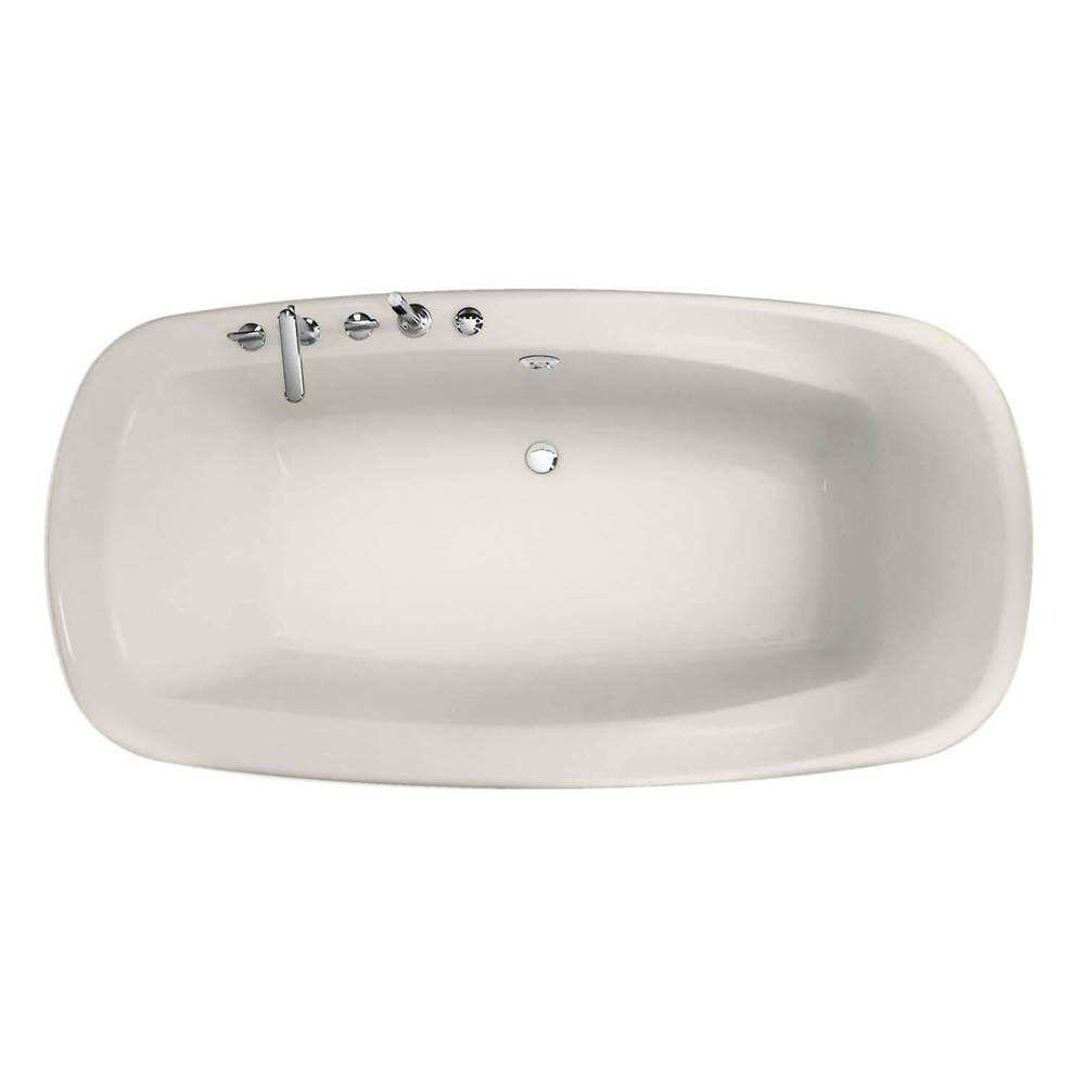 Bathworks ShowroomsMaax CanadaEterne 72 in. x 36 in. Drop-in Bathtub with Combined Hydromax/Aerofeel System Center Drain in Biscuit