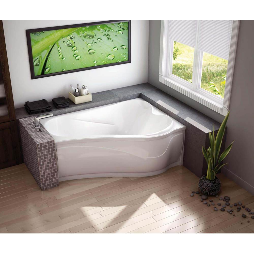 Bathworks ShowroomsMaax CanadaVichy ASY 59.875 in. x 42.875 in. Corner Bathtub with Right Drain in White