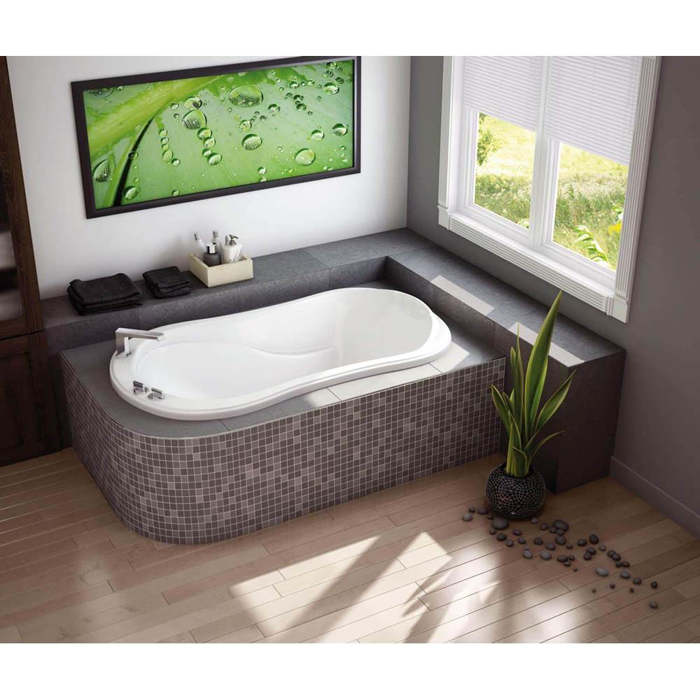 Bathworks ShowroomsMaax CanadaVichy 60.125 in. x 33.625 in. Drop-in Bathtub with Combined Whirlpool/Aeroeffect System End Drain in White