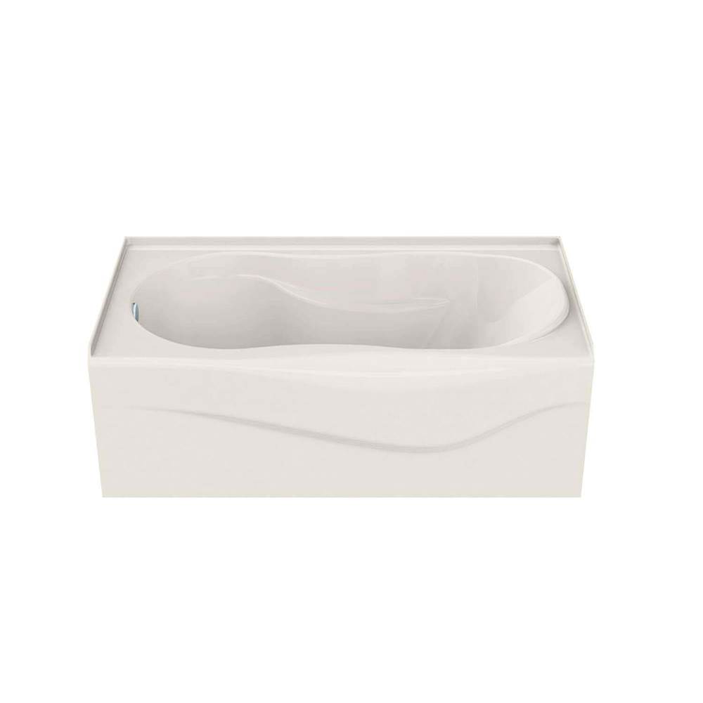 Bathworks ShowroomsMaax CanadaVichy 59.875 in. x 33.375 in. Alcove Bathtub with Aeroeffect System Left Drain in Biscuit