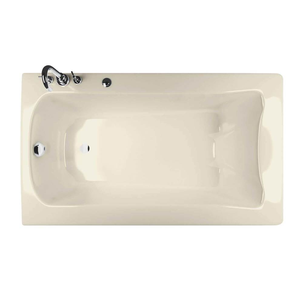 Bathworks ShowroomsMaax CanadaRelease 59.625 in. x 36 in. Alcove Bathtub with Hydromax System End Drain in Bone