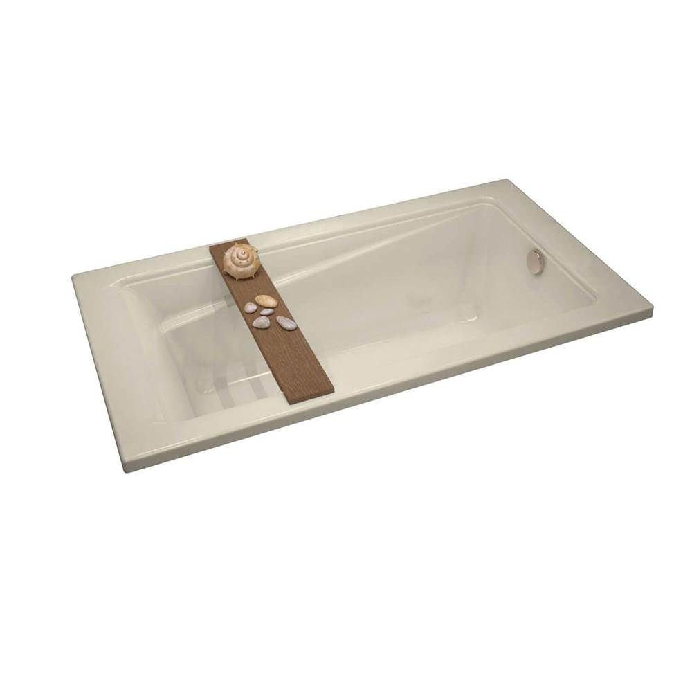 Bathworks ShowroomsMaax CanadaExhibit 59.75 in. x 31.875 in. Drop-in Bathtub with Aeroeffect System End Drain in Bone