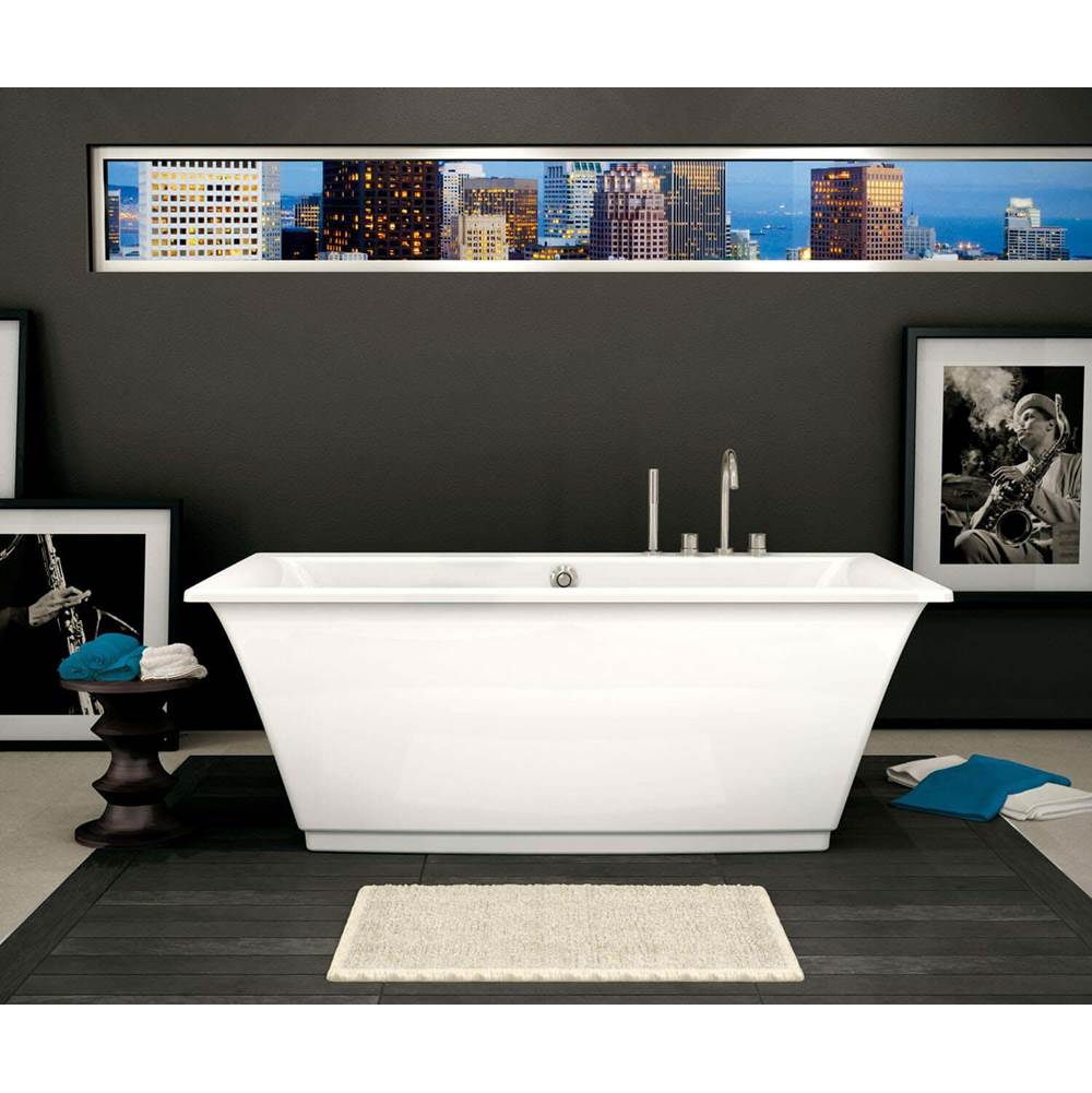 Bathworks ShowroomsMaax CanadaOptik F 66 in. x 36 in. Freestanding Bathtub with Center Drain in White