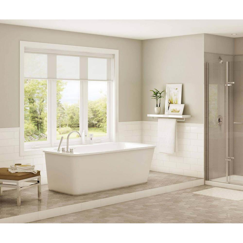 Bathworks ShowroomsMaax CanadaLounge 64 in. x 34 in. Freestanding Bathtub with End Drain in White