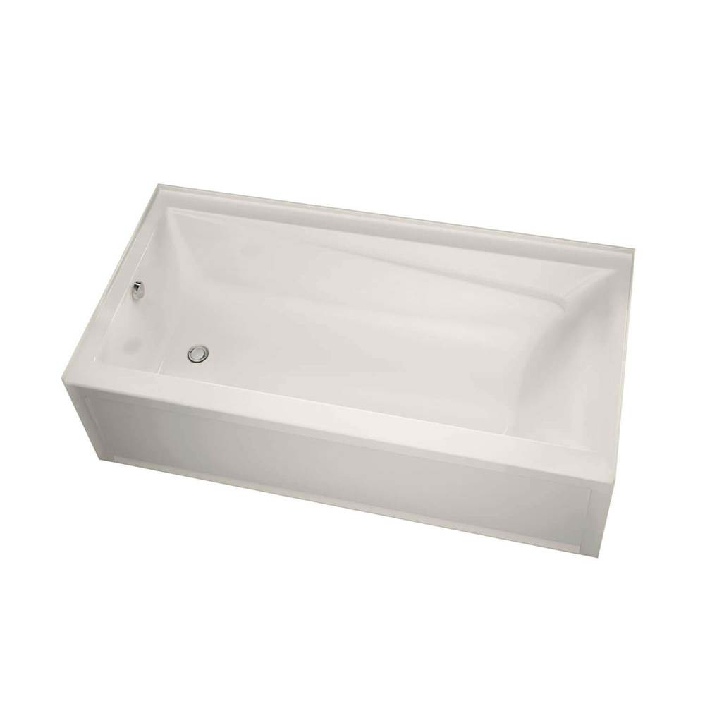 Maax Canada Exhibit IFS AFR 59.875 in. x 36 in. Alcove Bathtub with Aeroeffect System Right Drain in Biscuit