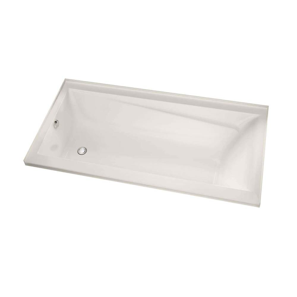 Bathworks ShowroomsMaax CanadaExhibit IF 59.875 in. x 42 in. Alcove Bathtub with Aeroeffect System Right Drain in Biscuit