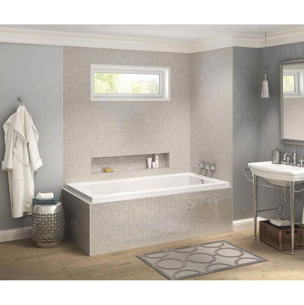 Bathworks ShowroomsMaax CanadaPose IF 65.75 in. x 31.625 in. Corner Bathtub with Right Drain in White