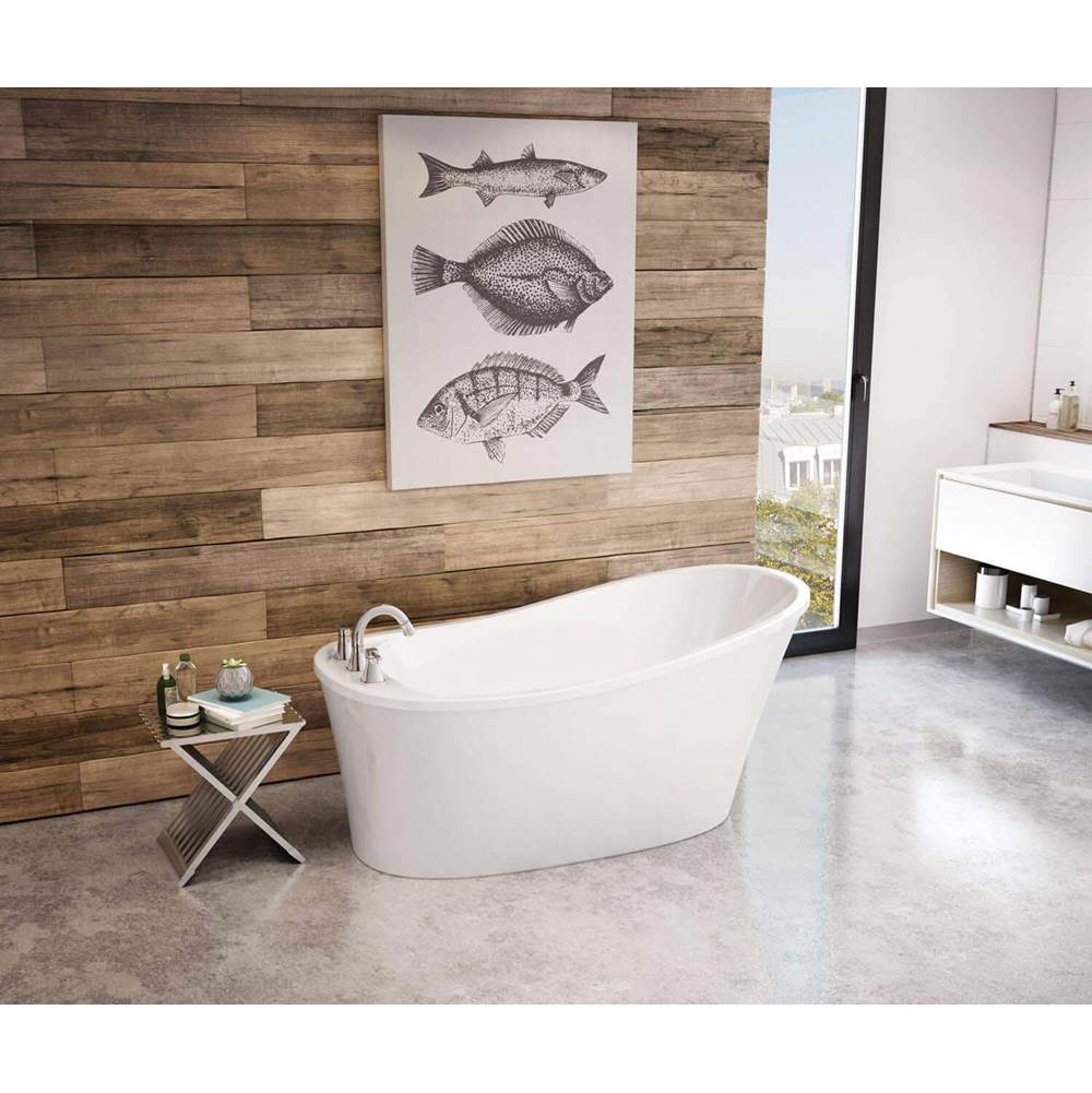 Bathworks ShowroomsMaax CanadaAriosa 60 in. x 32 in. Freestanding Bathtub with End Drain in White