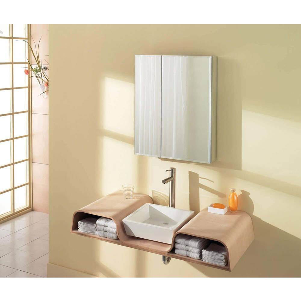 Bathworks ShowroomsMaax CanadaElement BV3630 36 in. x 5 in. x 30 in. Bi-View Beveled Edge Medicine Cabinet in Chrome
