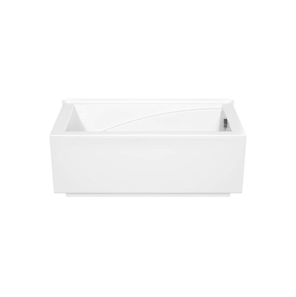 Bathworks ShowroomsMaax CanadaModulR wall mounted (with armrests) 59.625 in. x 31.875 in. Wall Mount Bathtub with Right Drain in White