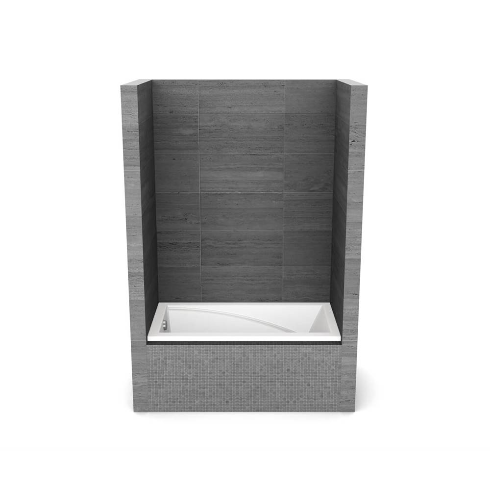 Bathworks ShowroomsMaax CanadaModulR IF (with armrests) 59.625 in. x 31.875 in. Alcove Bathtub with Right Drain in White