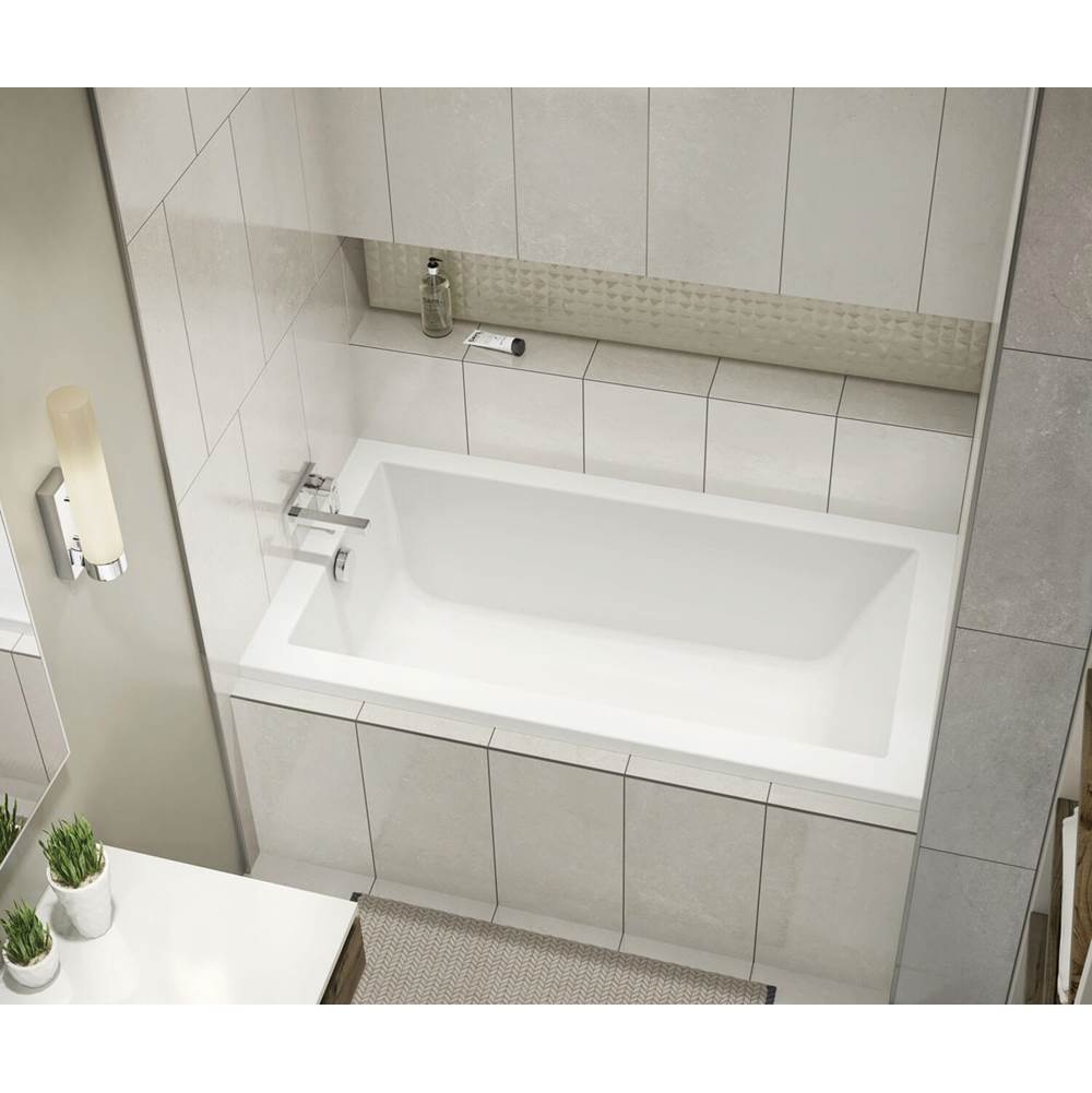 Bathworks ShowroomsMaax CanadaModulR IF (w/o armrests) 59.625 in. x 31.875 in. Alcove Bathtub with Left Drain in White