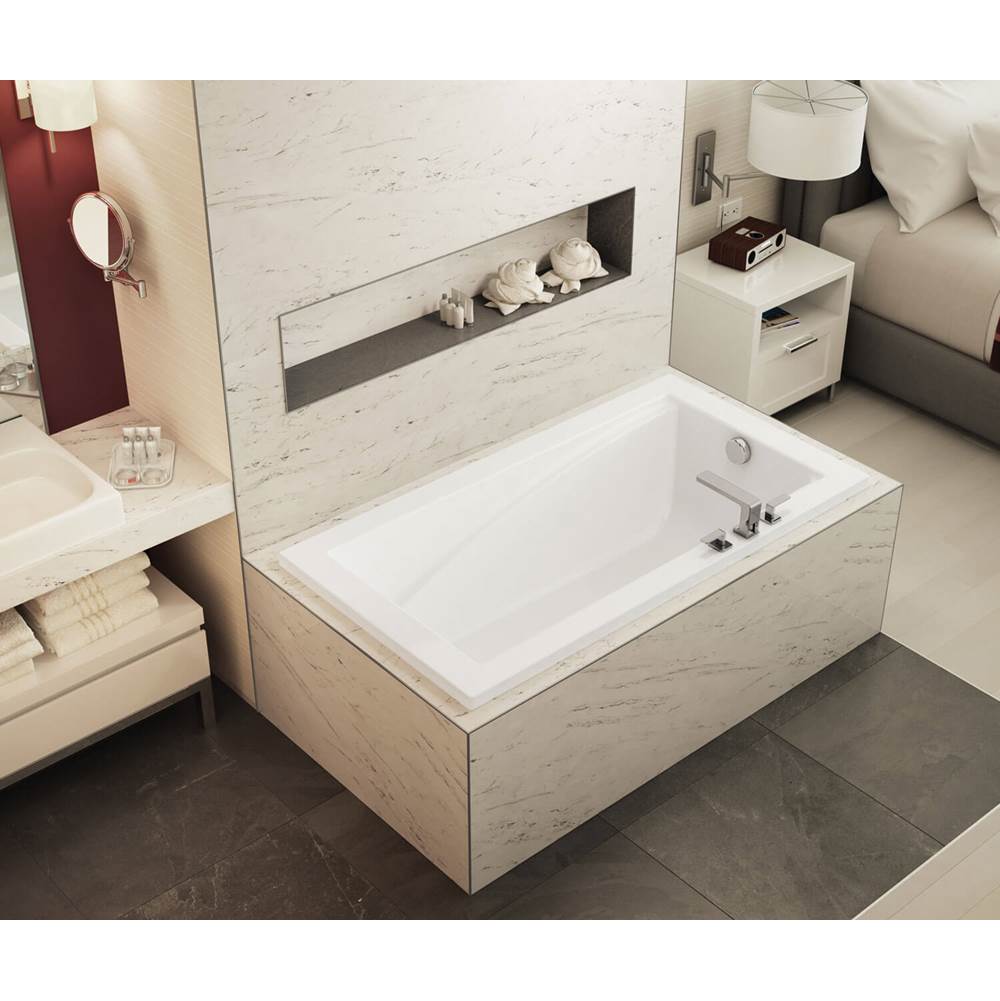 Bathworks ShowroomsMaax CanadaModulR drop-in (with armrests) 59.625 in. x 31.875 in. Drop-in Bathtub with End Drain in White