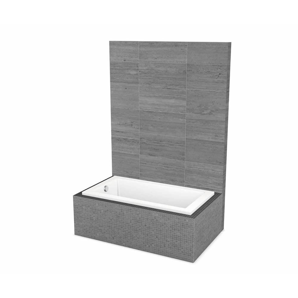 Bathworks ShowroomsMaax CanadaModulR drop-in (without armrests) 59.625 in. x 31.875 in. Drop-in Bathtub with End Drain in White
