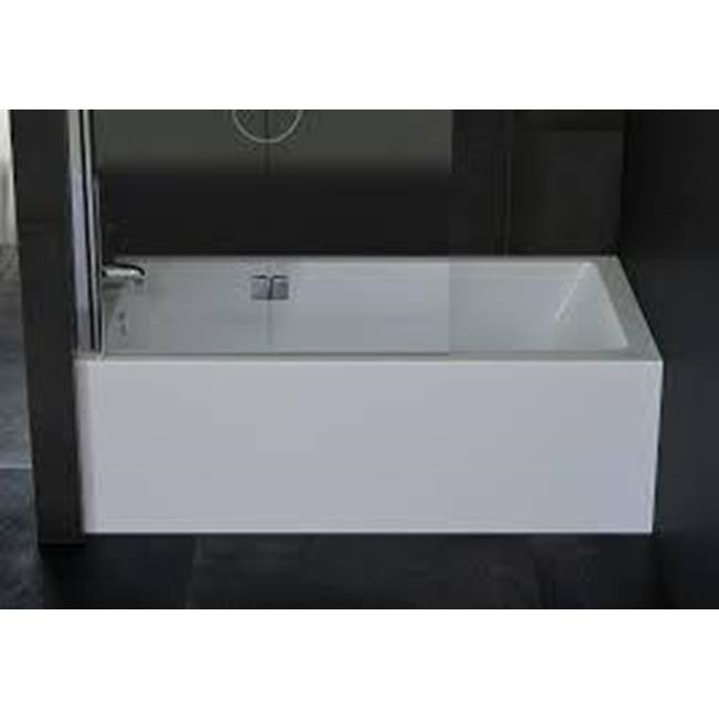 Neptune Rouge Canada Lemans Bathtub 32X60 With Tiling Flange And Skirt, Right Drain, White