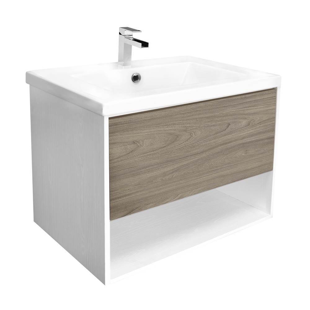 Bathworks ShowroomsAriaAr-Aperto Kit W/Ald-Slim61, Driftwood