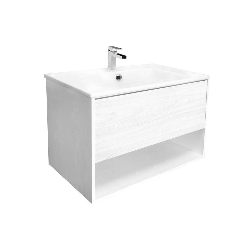 Bathworks ShowroomsAriaAr-Aperto Kit W/Ald-Slim81, Matte White