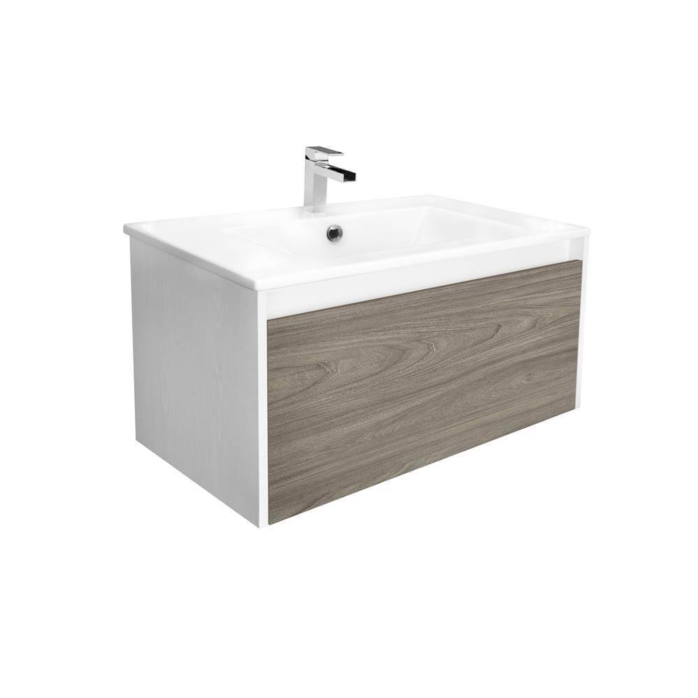 Bathworks ShowroomsAriaAr-Elite Kit W/Ald-Slim61, Driftwood