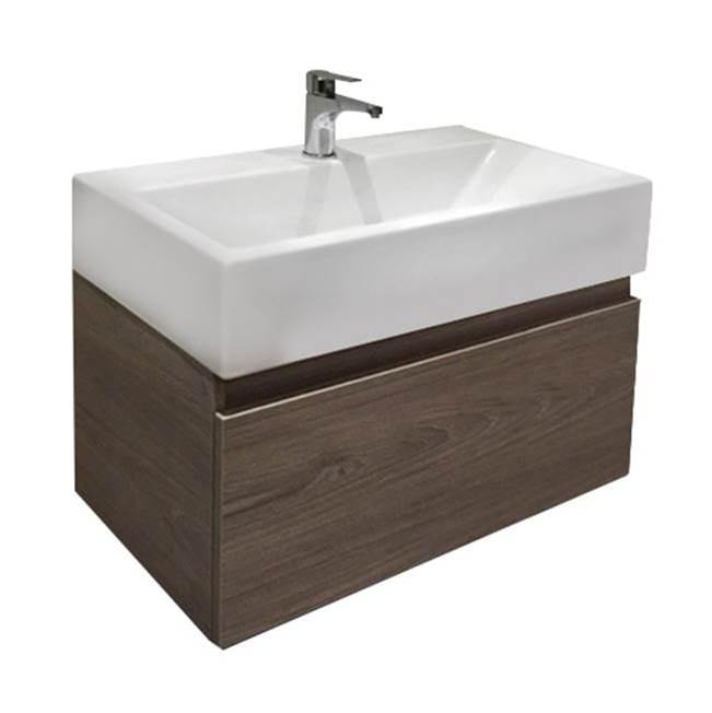 Bathworks ShowroomsAriaAr-Extro Vanity Kit W/Ald-70X42, Driftwood