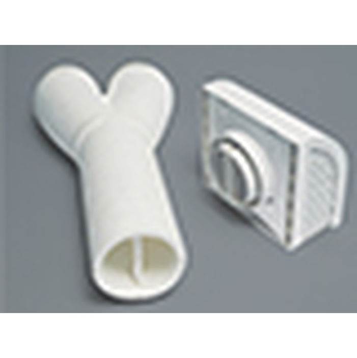 Bathworks ShowroomsPanasonic CanadaExterior Wall Cap with Y-Shaped adaptor- for use with WisperComfort and Intelli-Balance