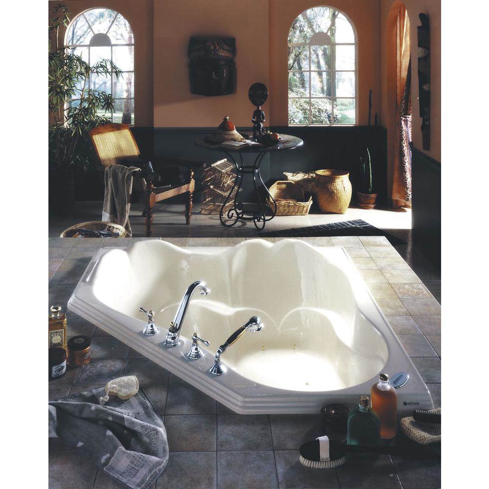 Bathworks ShowroomsProduits NeptuneORPHEE bathtub 54x54, Whirlpool, Black