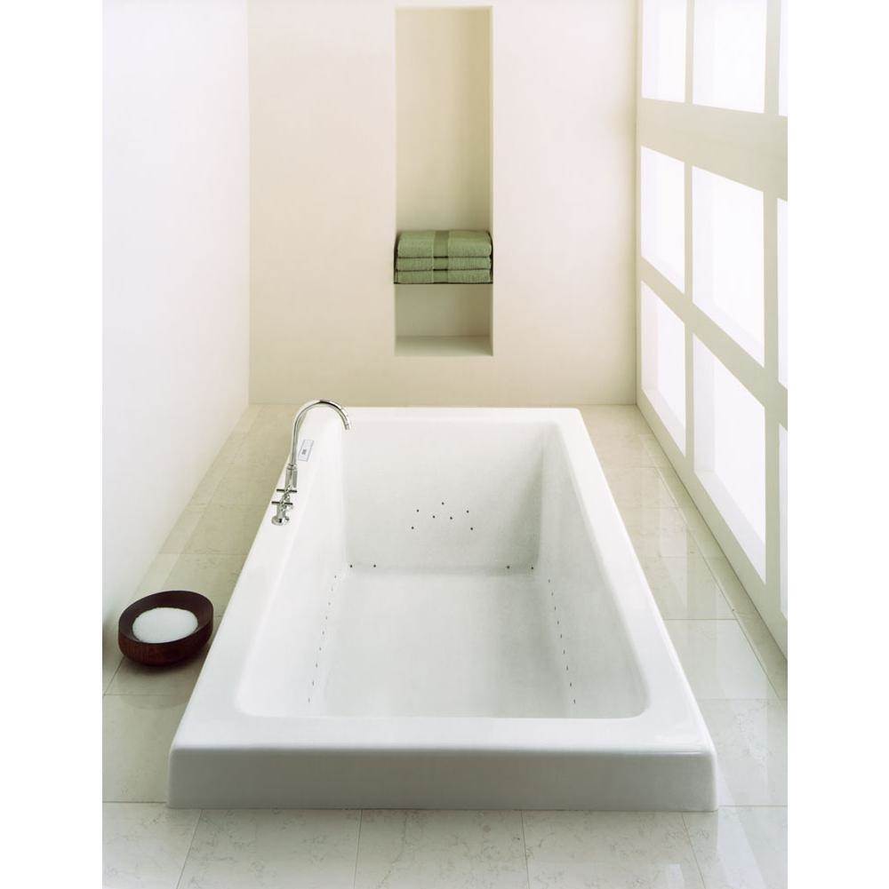 Produits Neptune ZEN bathtub 36x72 with armrests and 2'' top lip, Whirlpool, White