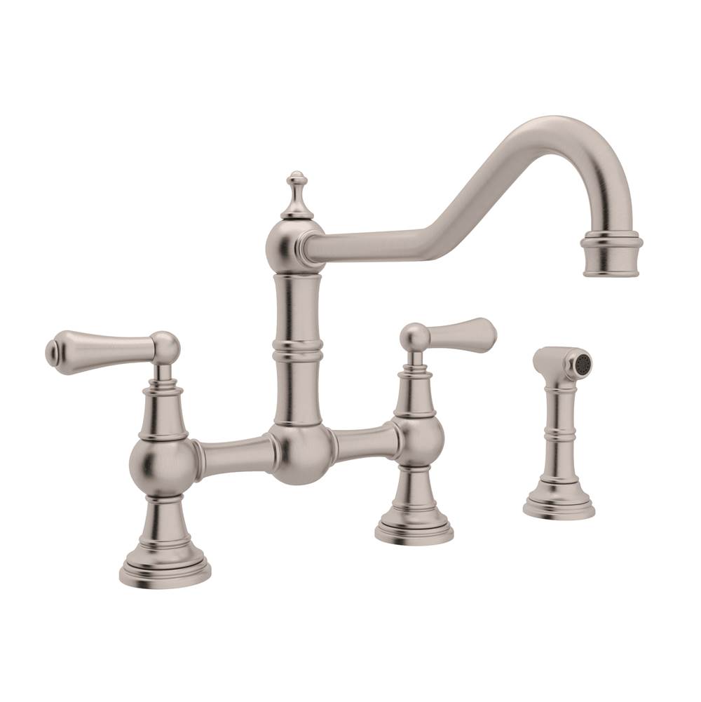 Perrin & Rowe Bridge Kitchen Faucets item U.4764L-STN-2