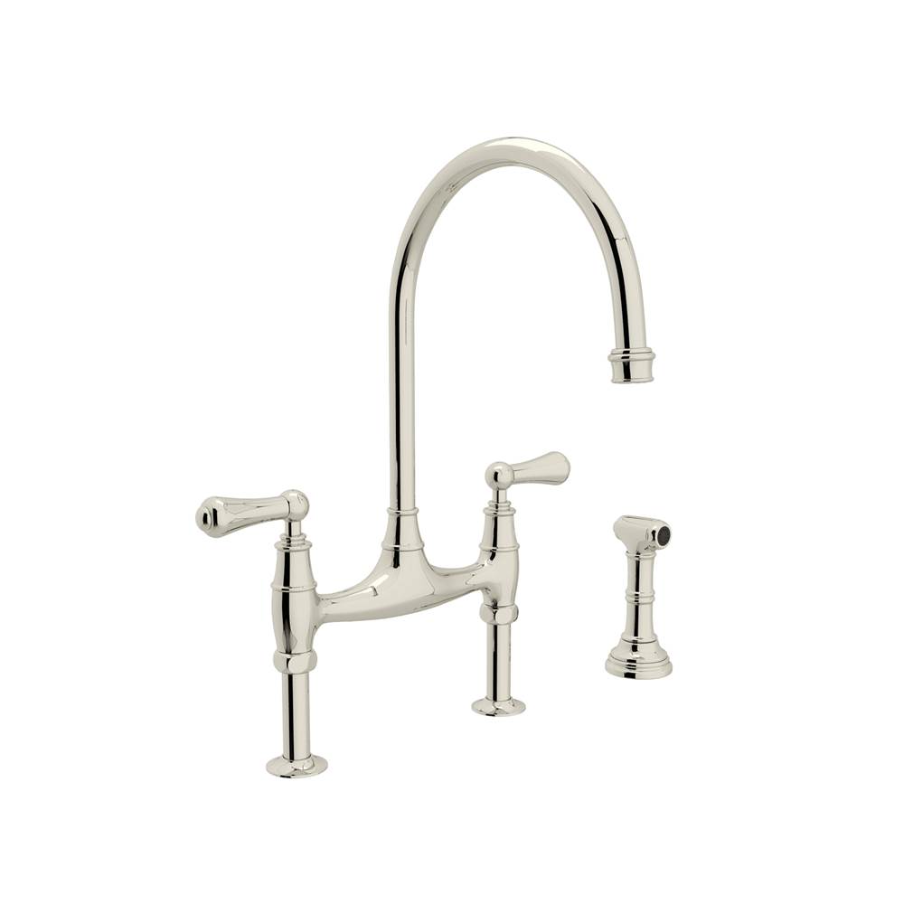 Perrin & Rowe Bridge Kitchen Faucets item U.4719L-PN-2