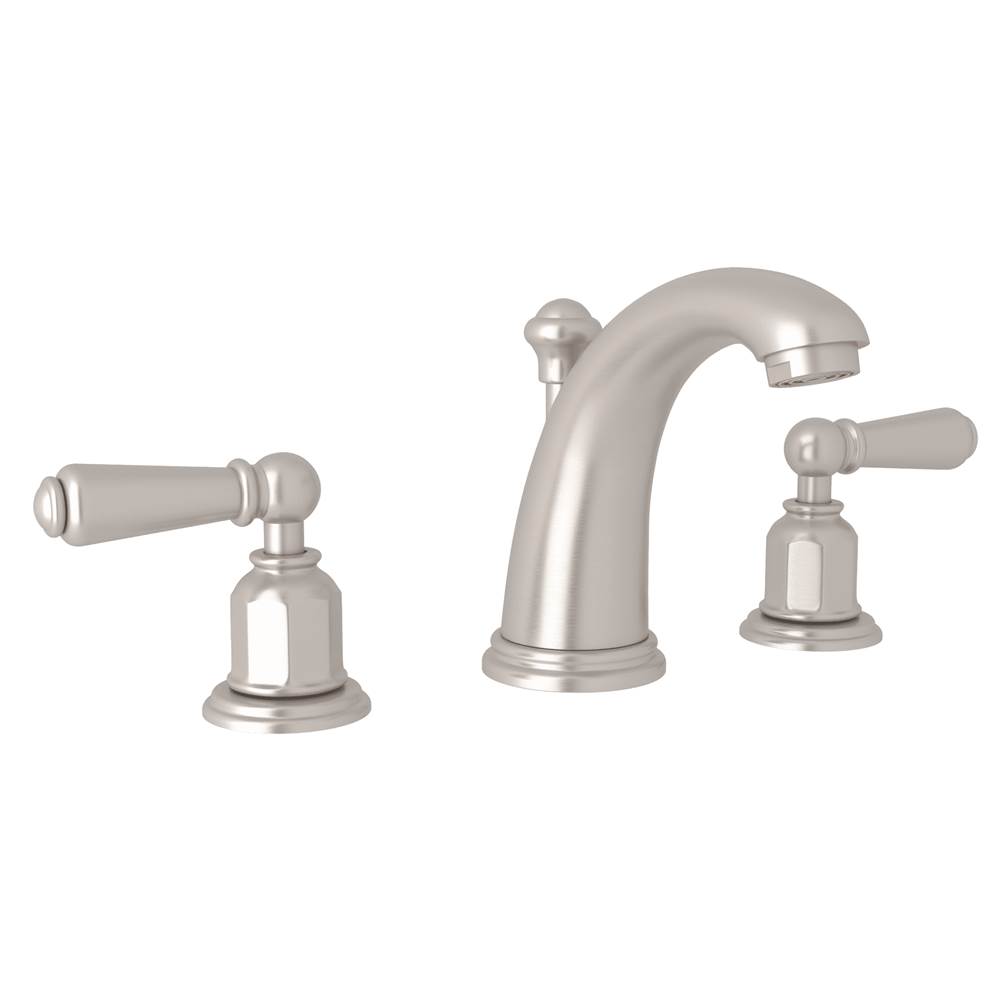 Perrin & Rowe Widespread Bathroom Sink Faucets item U.3760L-STN-2