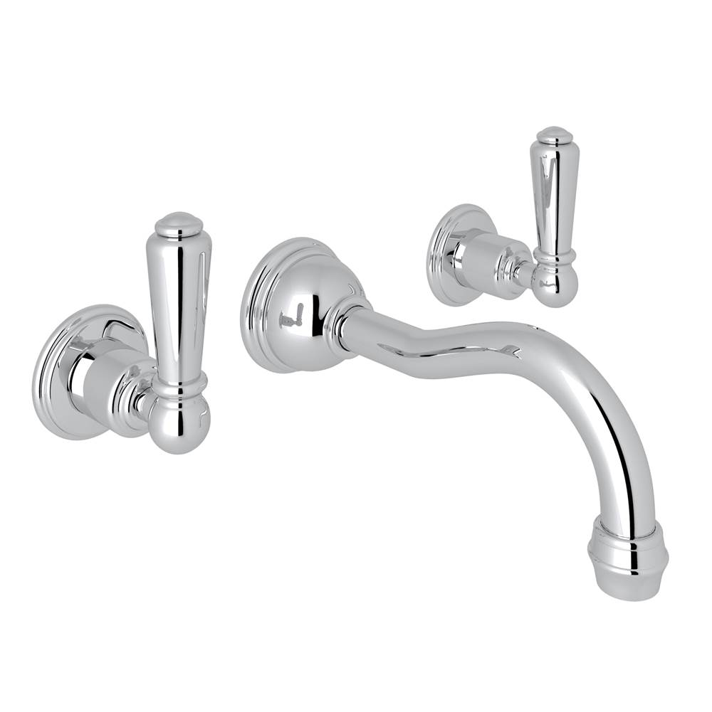 Perrin & Rowe Wall Mounted Bathroom Sink Faucets item U.3790L-APC/TO-2