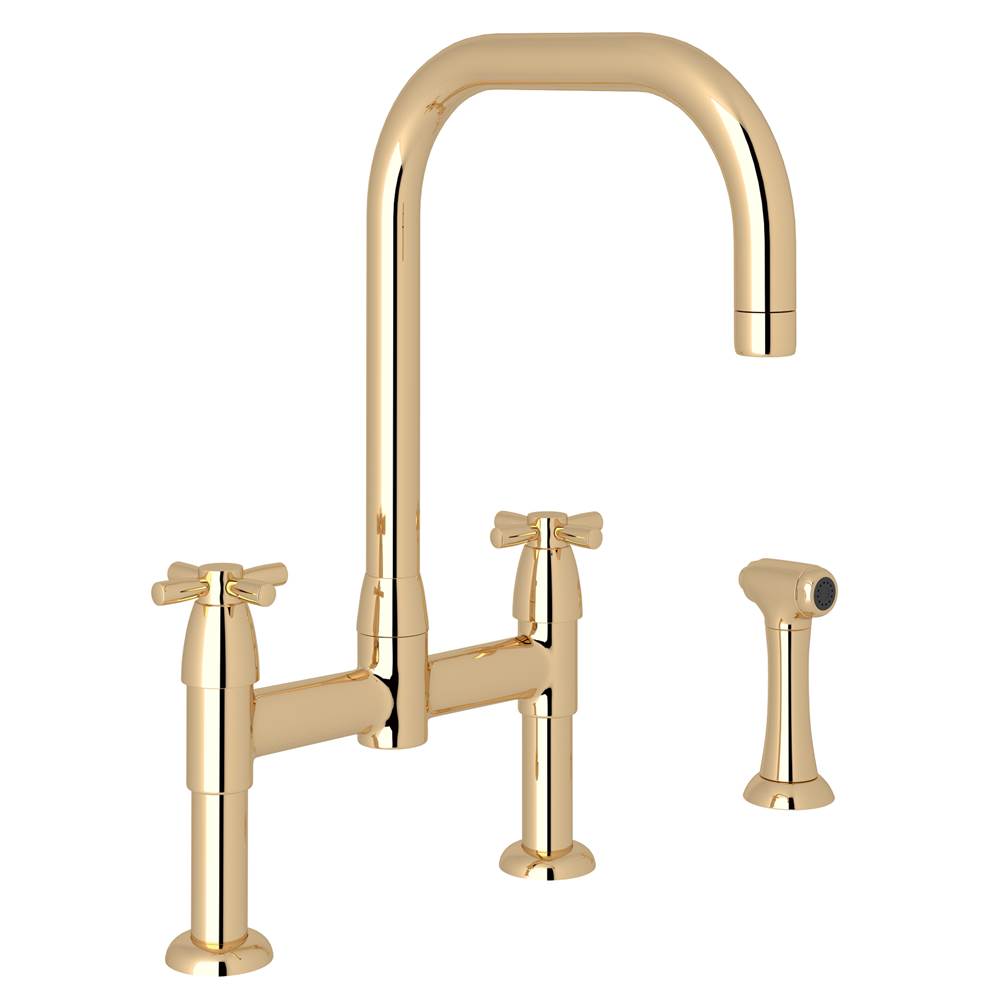 Bathworks ShowroomsPerrin & RoweHolborn™ Bridge Kitchen Faucet With U-Spout and Side Spray