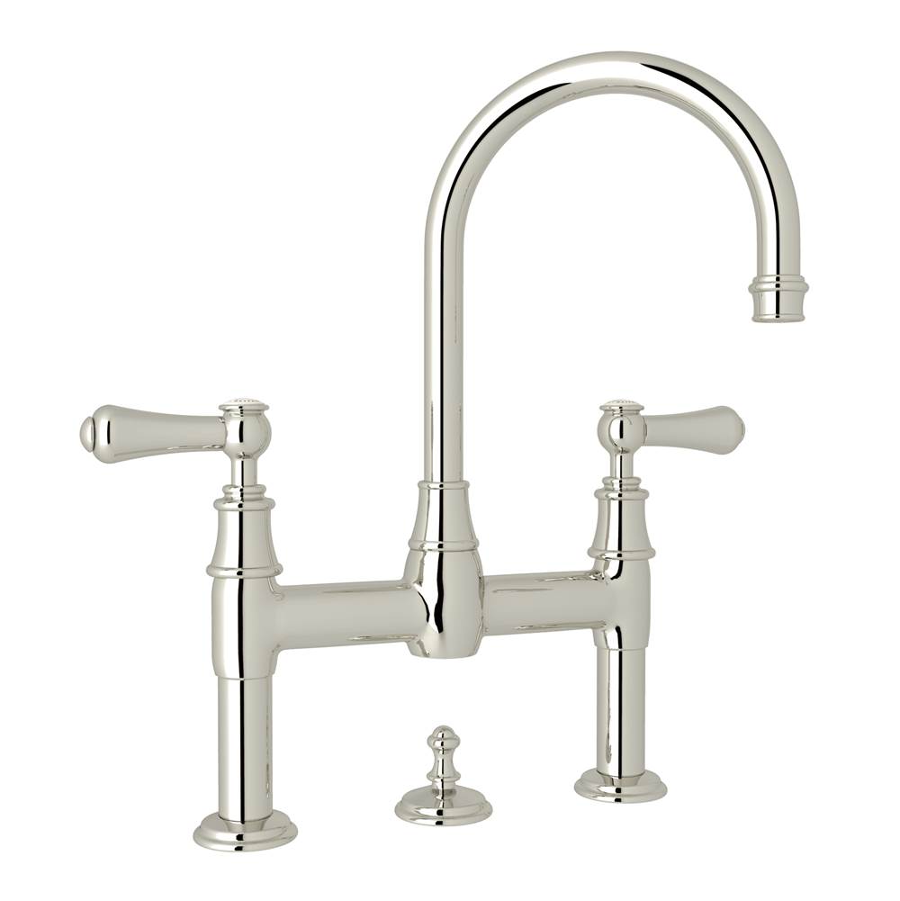 Perrin & Rowe Bridge Bathroom Sink Faucets item U.3708LSP-PN-2
