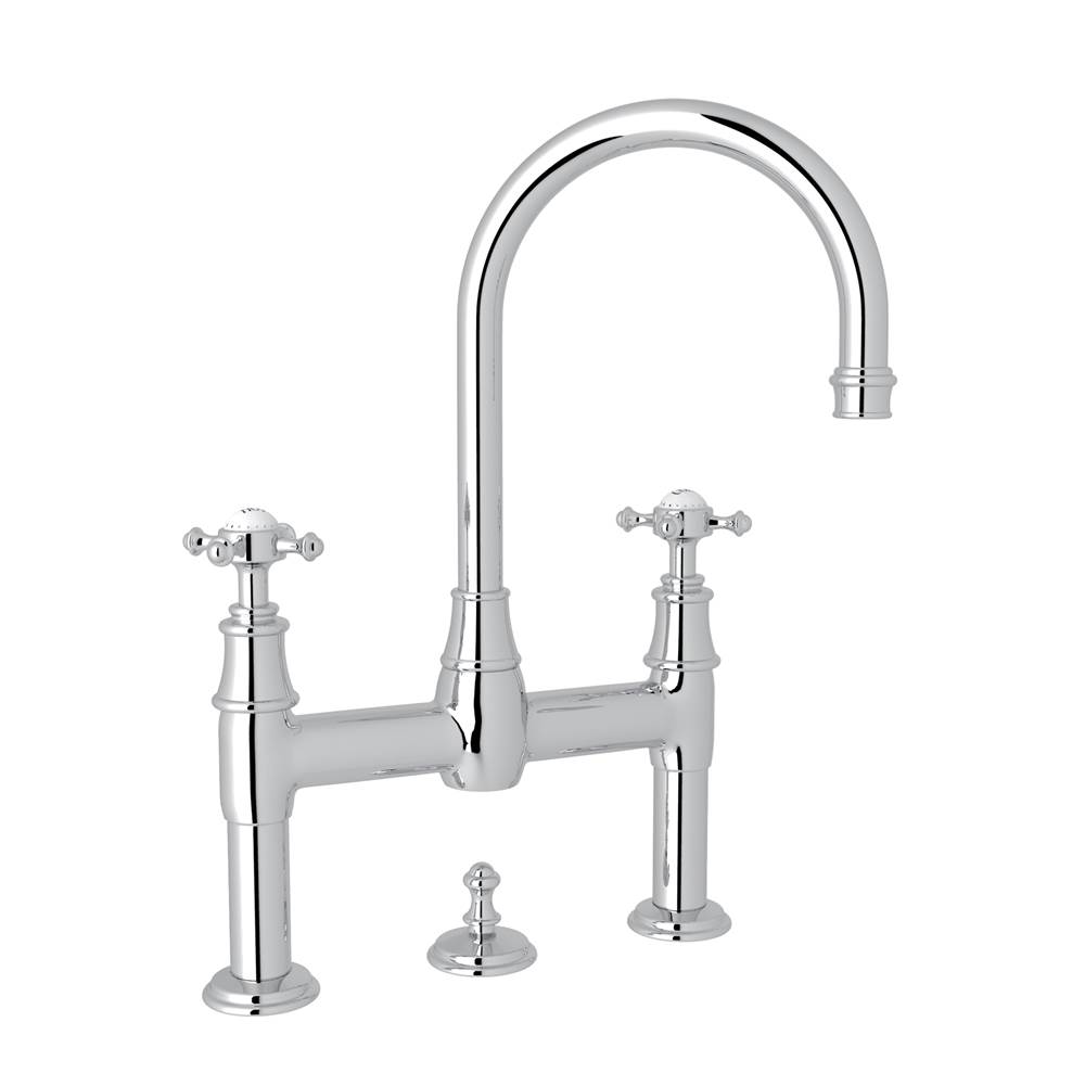Perrin & Rowe Bridge Bathroom Sink Faucets item U.3709X-APC-2