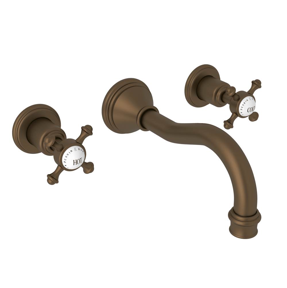 Perrin & Rowe Wall Mounted Bathroom Sink Faucets item U.3794X-EB/TO-2