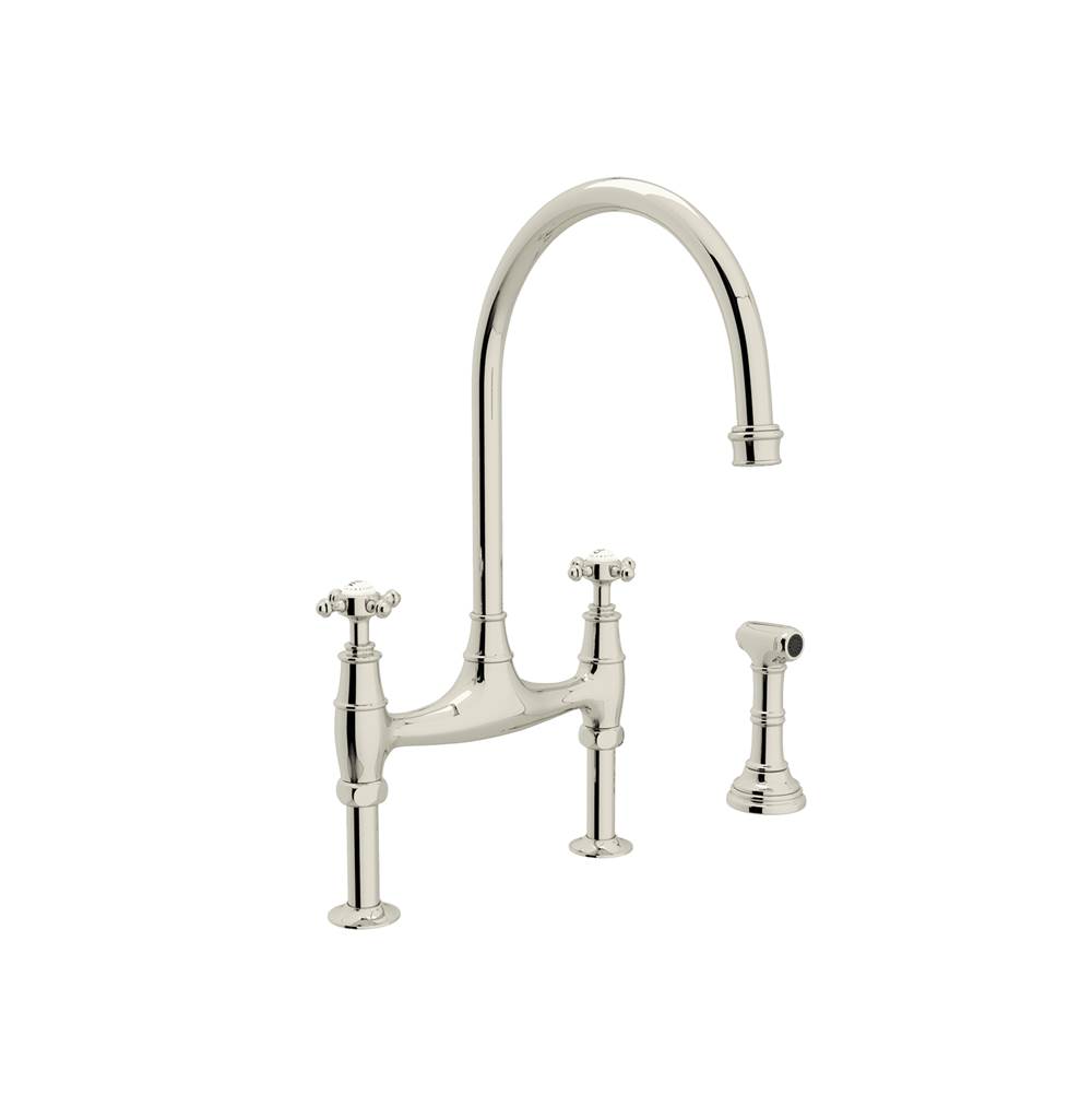 Perrin & Rowe Bridge Kitchen Faucets item U.4718X-PN-2