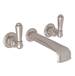 Perrin And Rowe - U.3580L-STN/TO - Wall Mount Tub Fillers