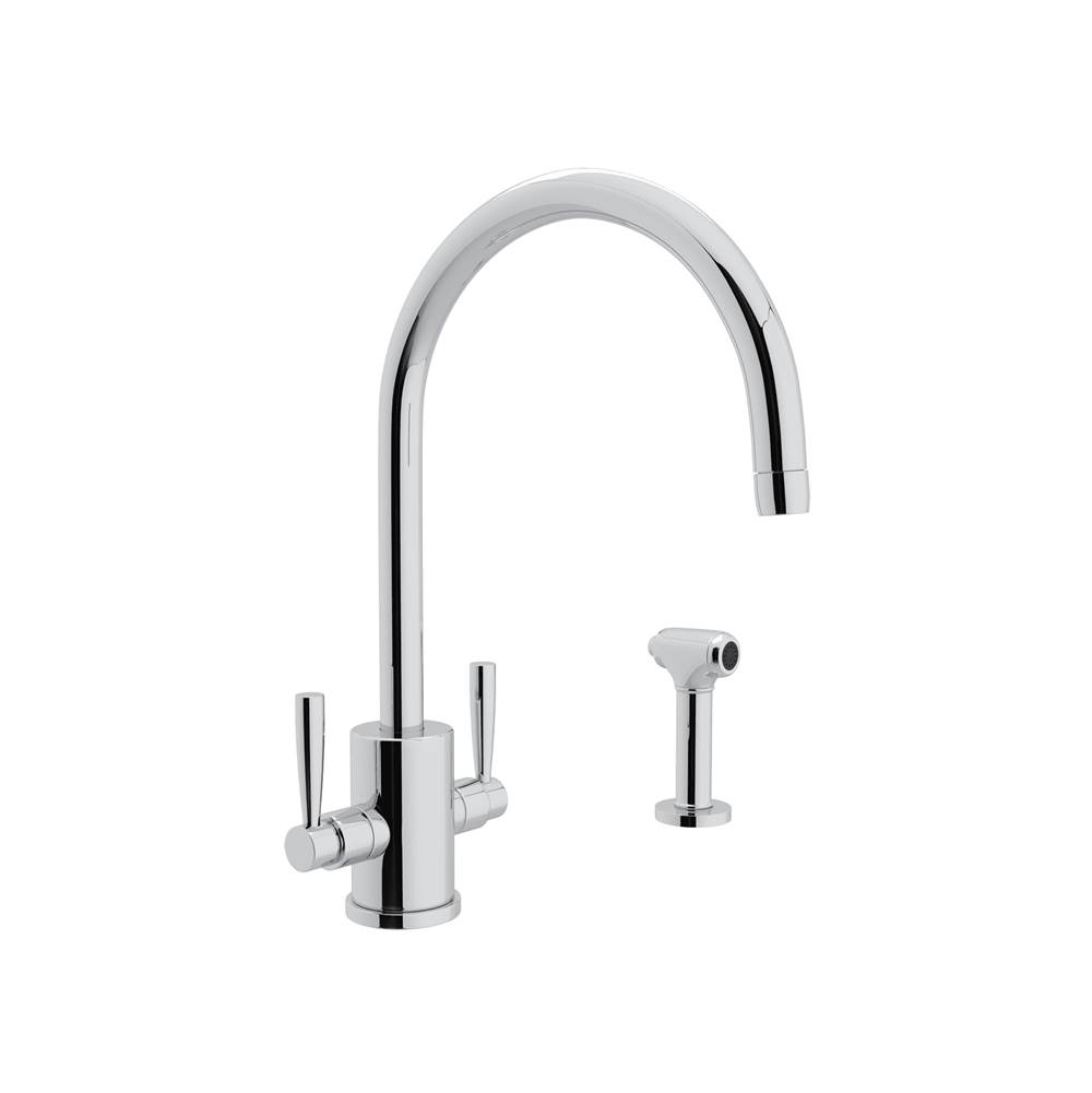 Perrin & Rowe Deck Mount Kitchen Faucets item U.4312LS-APC-2